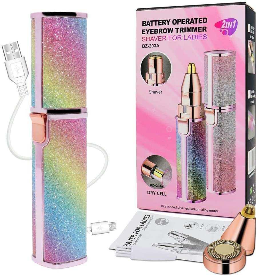 Rechargeable Women's Eyebrows Hair Trimmer – Flawless Brows Anytime, Anywhere!
