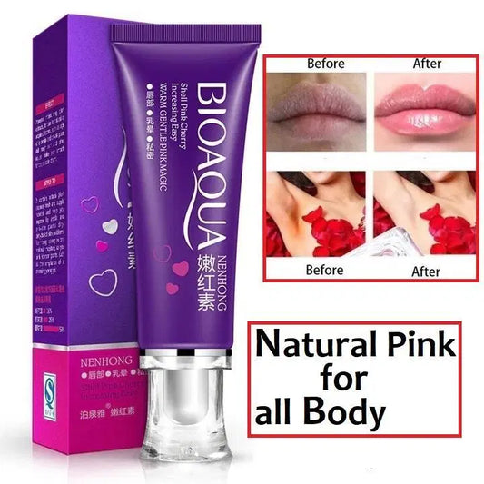 Bioaqua Pink Magic Cream Tint for Lips, Cheeks & Underarms or Private Body Parts -30gm