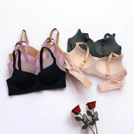 Multicolor Padded Bra - Comfortable & Lightweight Malai Fabric (1 Pc)